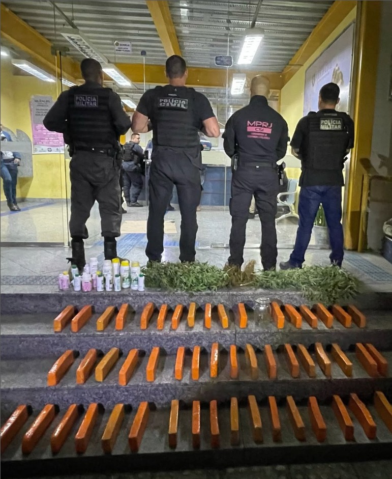 Ação integrada apreende grande quantidade de drogas em Teresópolis