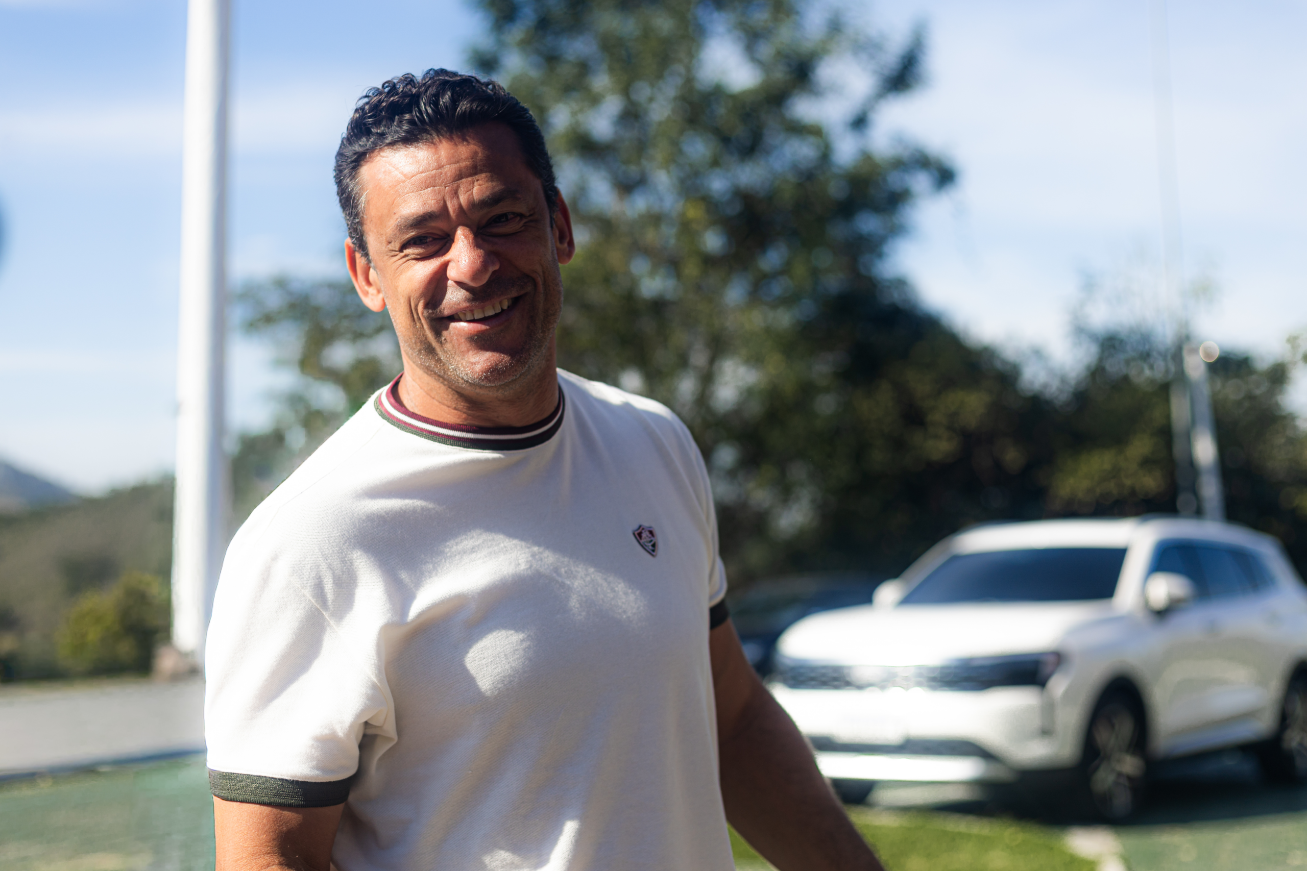 Fred se apresenta em Xerém e inicia trabalho como técnico do Sub-20 do Fluminense: “Muito feliz”