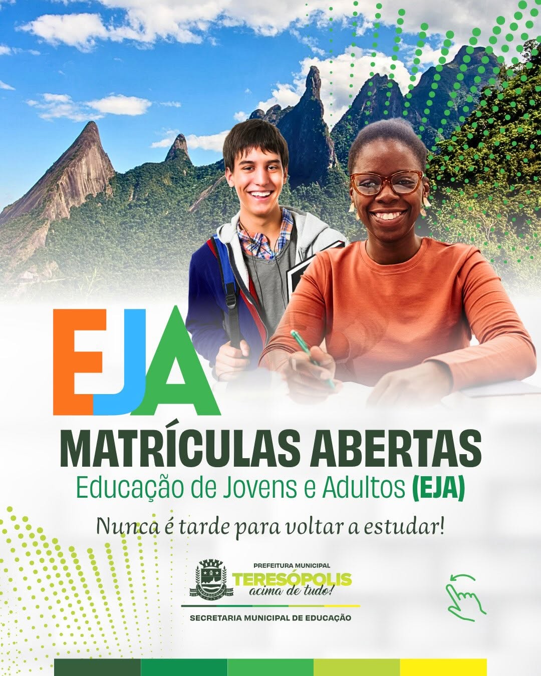Matrículas para EJA nas escolas municipais seguem abertas