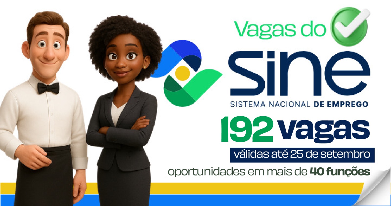 Sine Teresópolis anuncia 192 vagas de emprego até o dia 25 de setembro