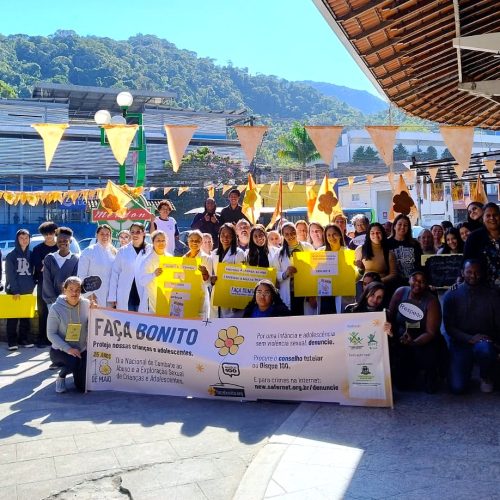 Maio Laranja: Ato público contra a pedofilia mobiliza o bairro Meudon