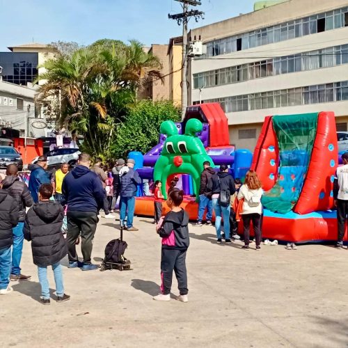 Mais um dia de muita diversão e lazer no centro da cidade!
