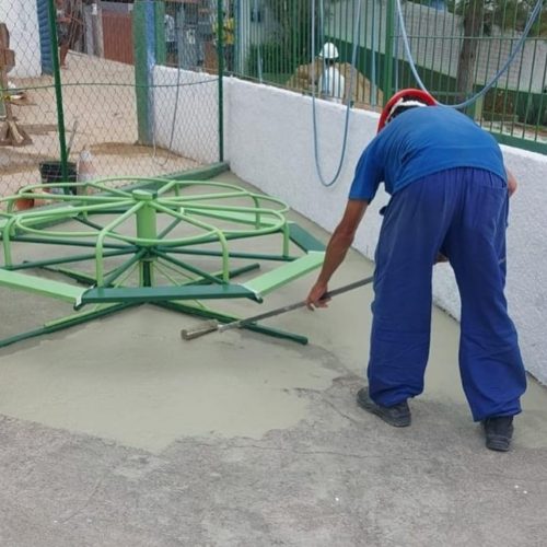 Obras na Escola Municipal Governador Portella seguem em ritmo acelerado