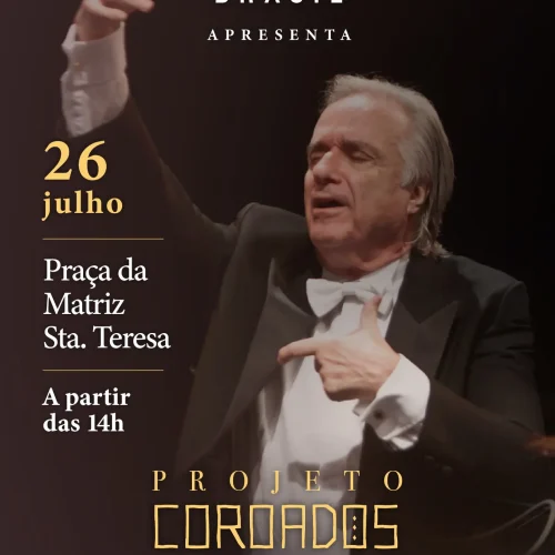Música clássica na praça: Teresópolis recebe o Projeto Coroados, com o Maestro João Carlos Martins