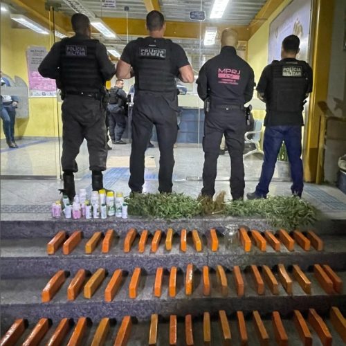 Ação integrada apreende grande quantidade de drogas em Teresópolis